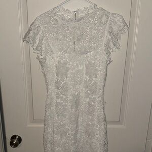 Petal & Pup White Floral Lace Dress
